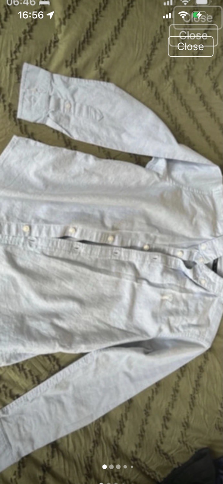 Boys Next light blue cotton occasions shirt aged 8