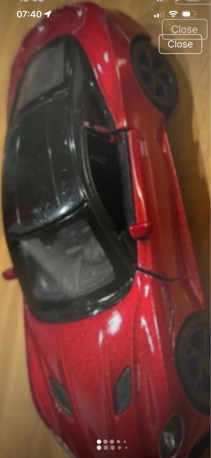 Aston Martin DBS supralegggra model car