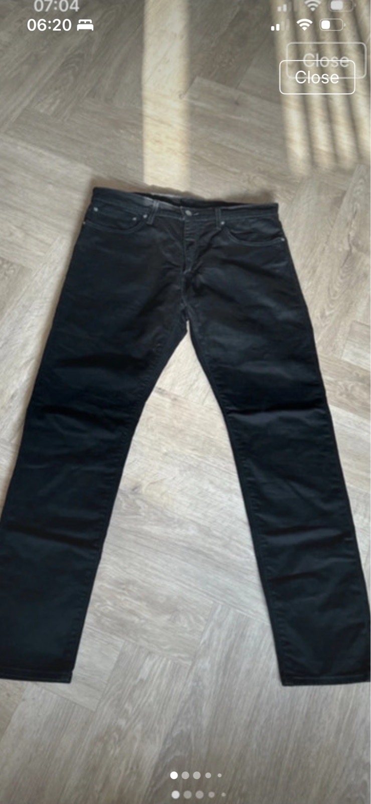 Men’s black Levi’s jeans size W34 L32