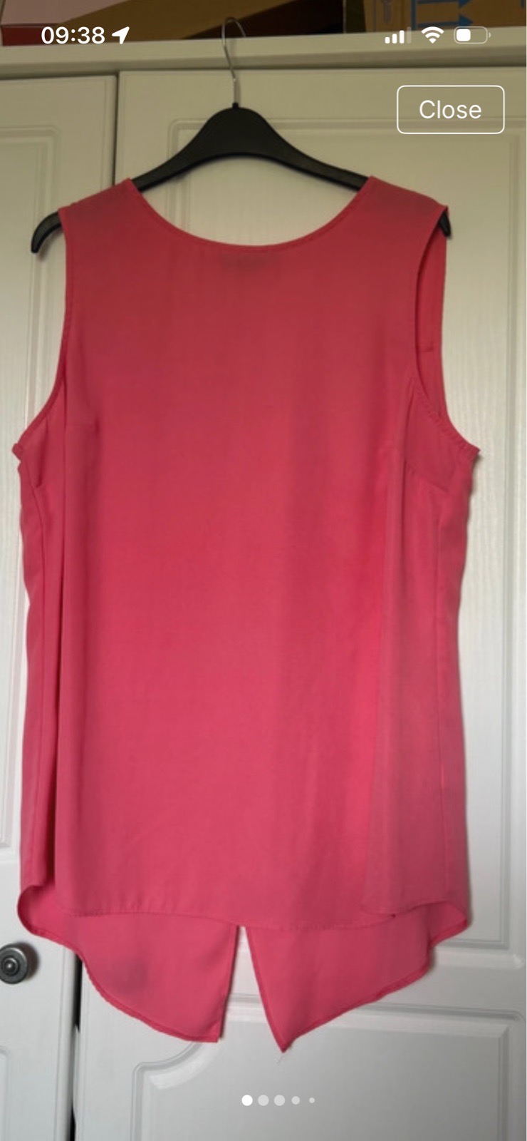 F&F pink vest top size 16
