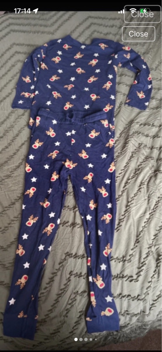 Threadboys cotton Christmas pjs aged 5-6