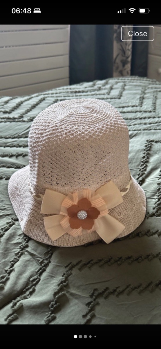Ladies foldable sun / beach hat