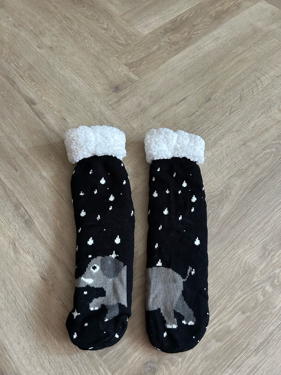 Ladies warm slipper sock size 6-8