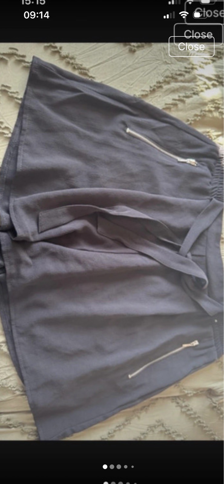 Black Primark shorts size 12