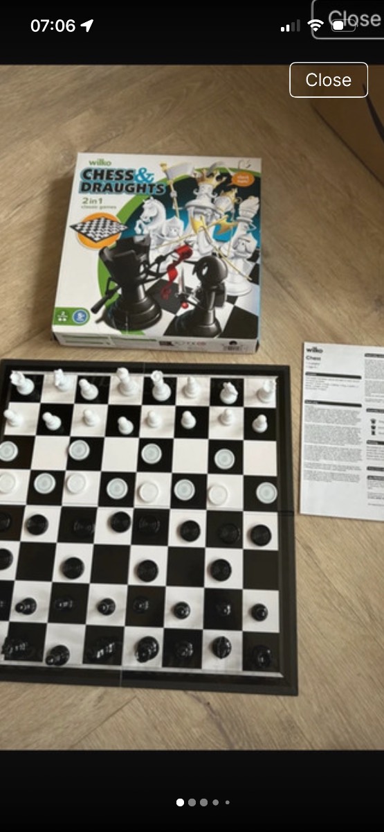 Chess & draughts board games