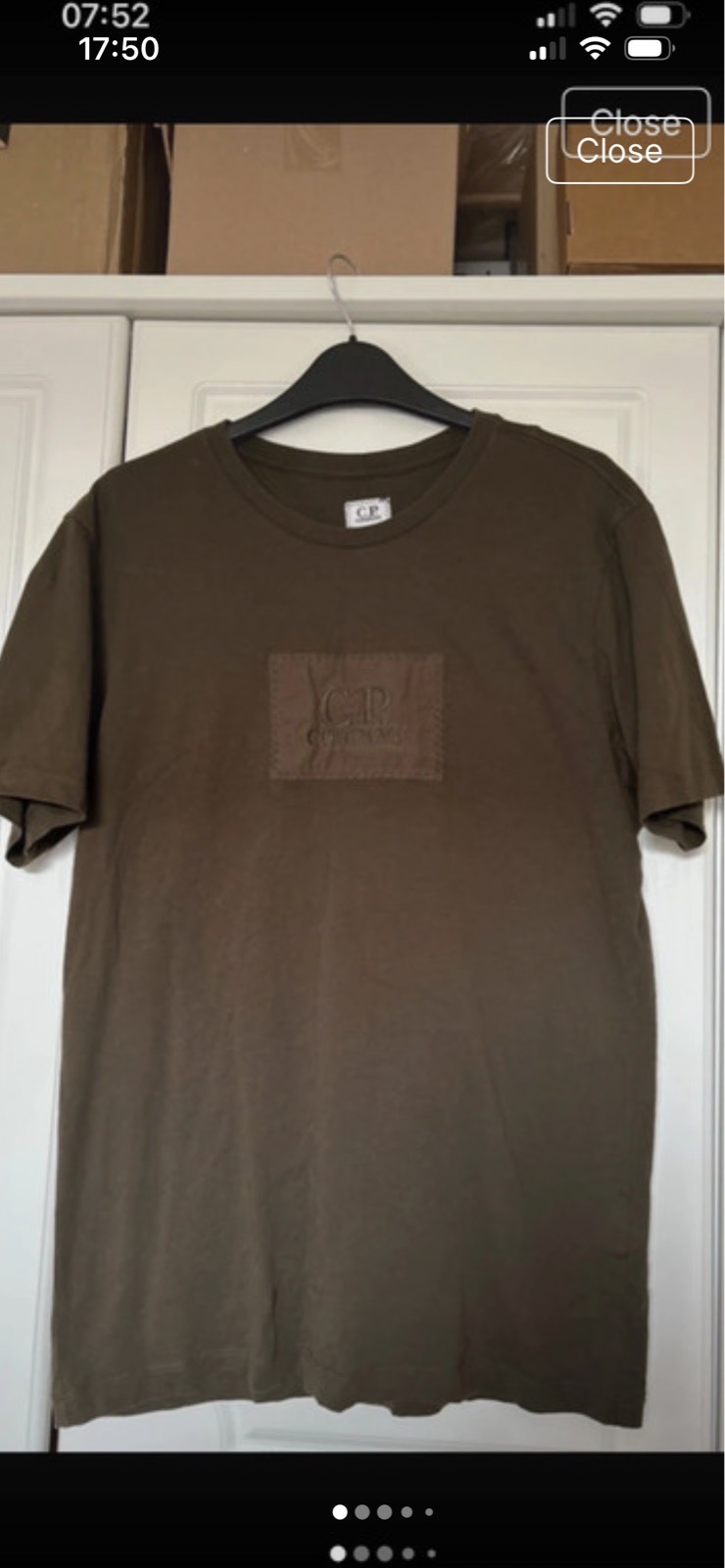 Men’s cotton khaki CP company size S