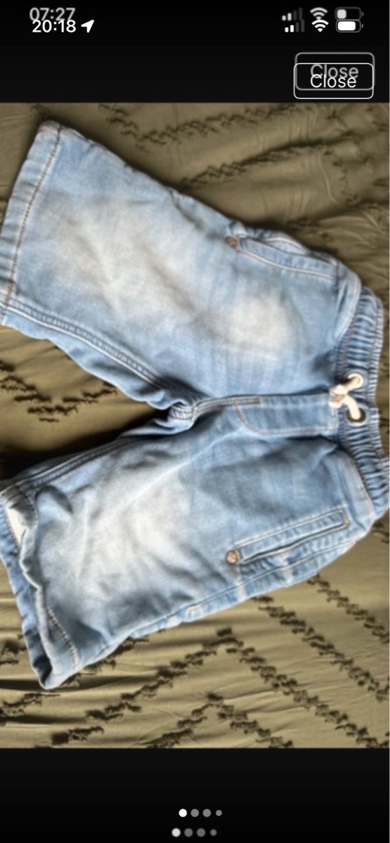 Boys Next soft denim shorts aged 5