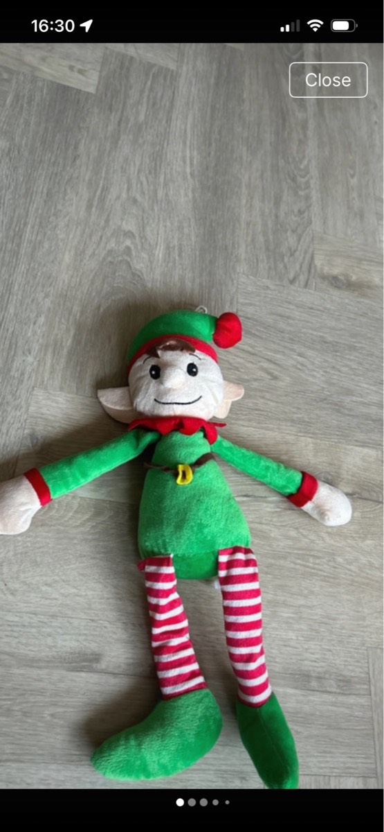 Large Christmas Elf teddy