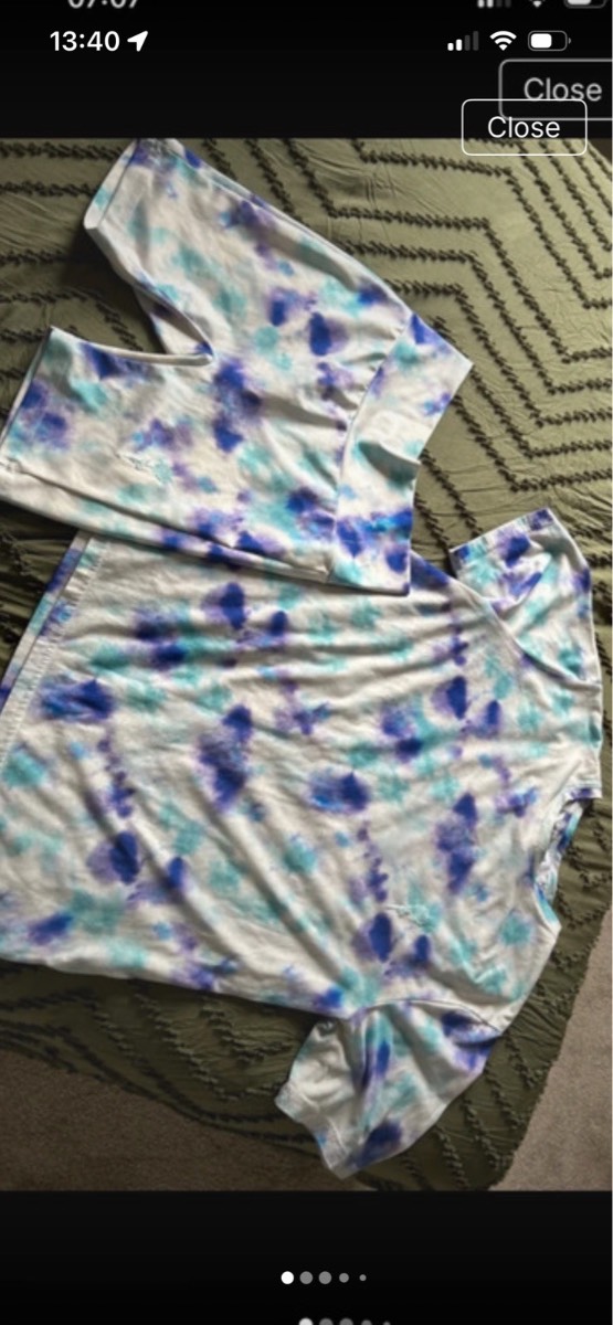 Rose of London tie dyed co-ord size 12-14
