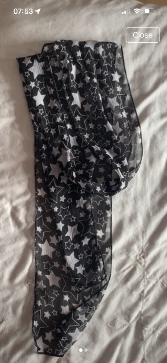 Ladies starry summer scarf