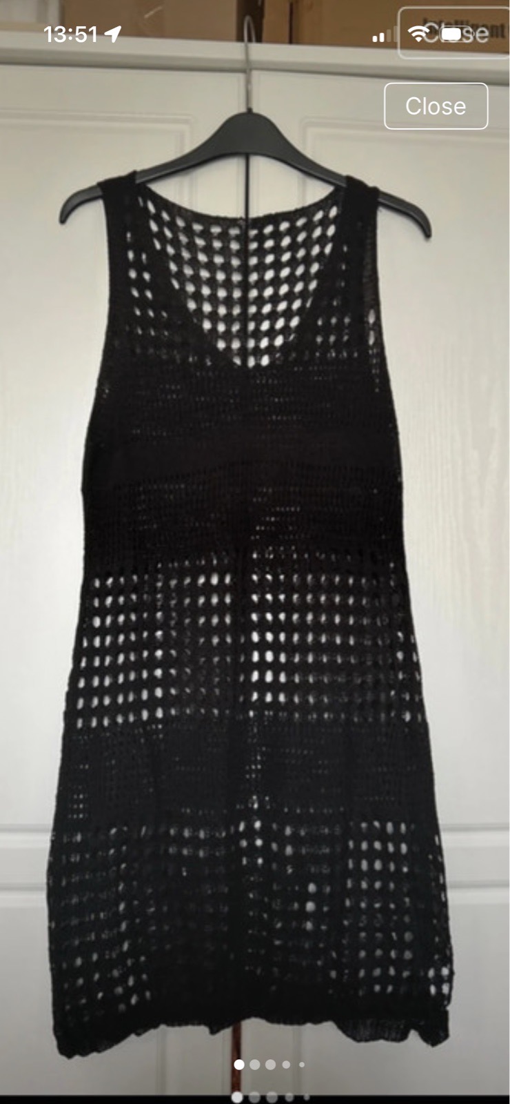 Black beach cover size 12-14