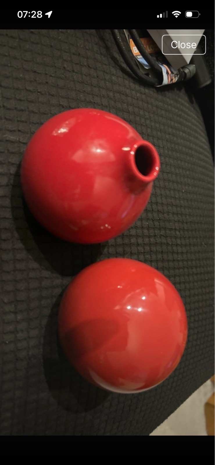 Burgundy ornaments