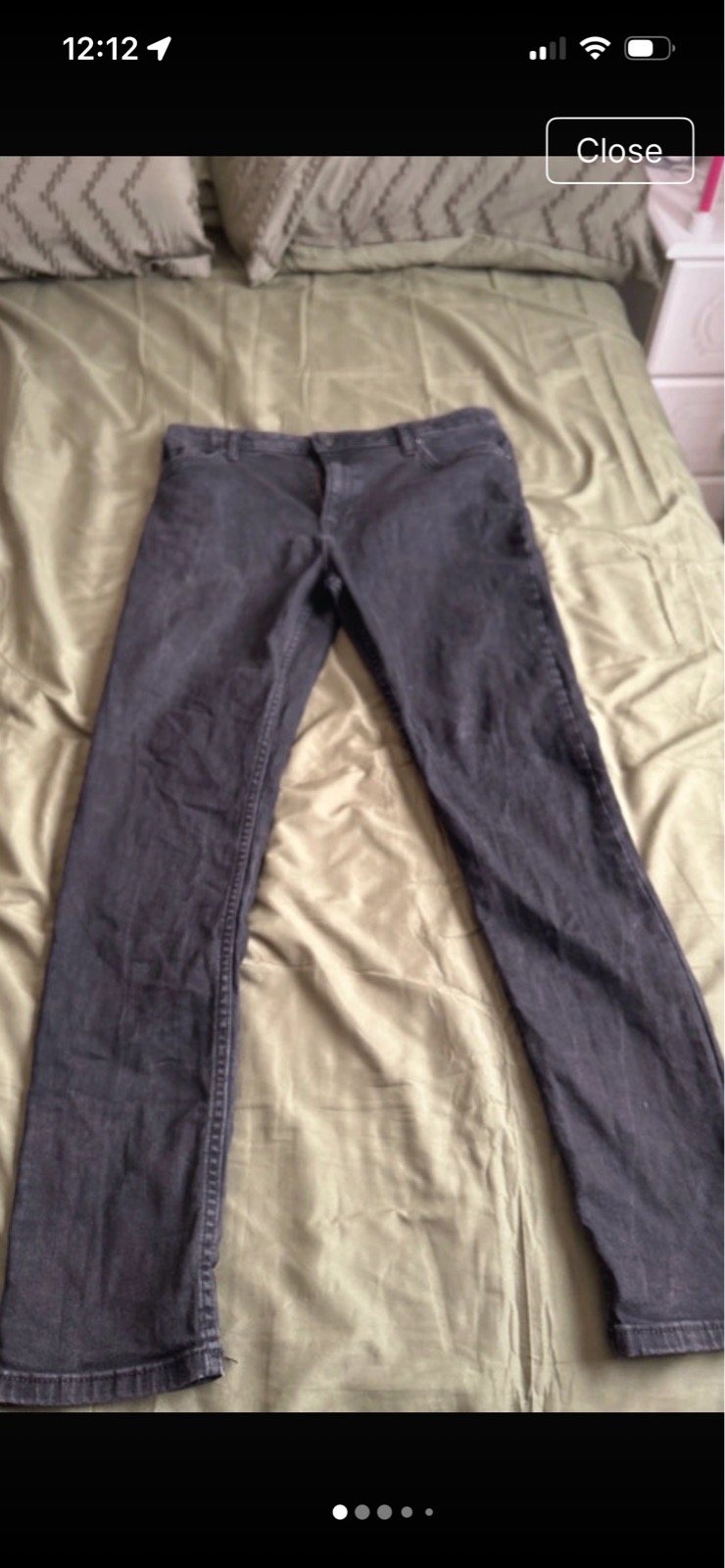 River Island black skinny jeans aged 15-16