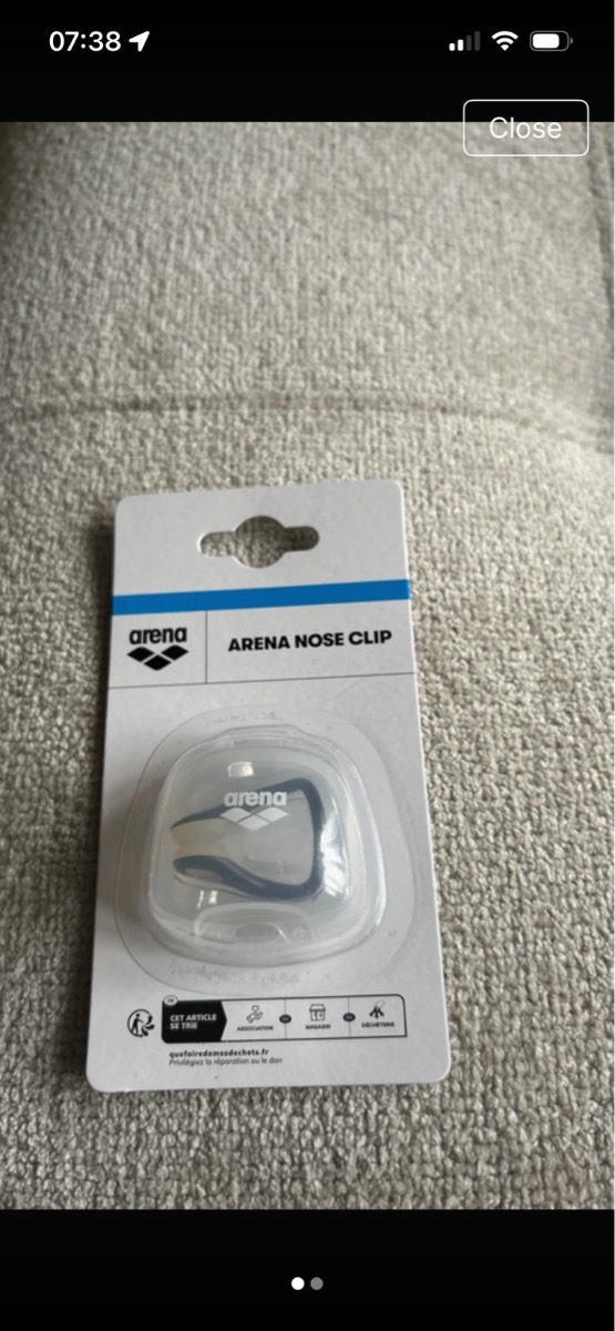 Arena nose clip