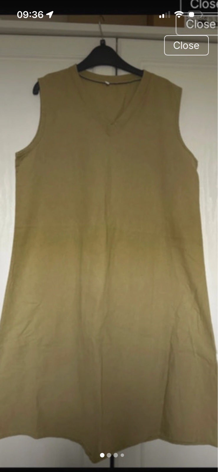 Cotton casual A line dress size 12-14