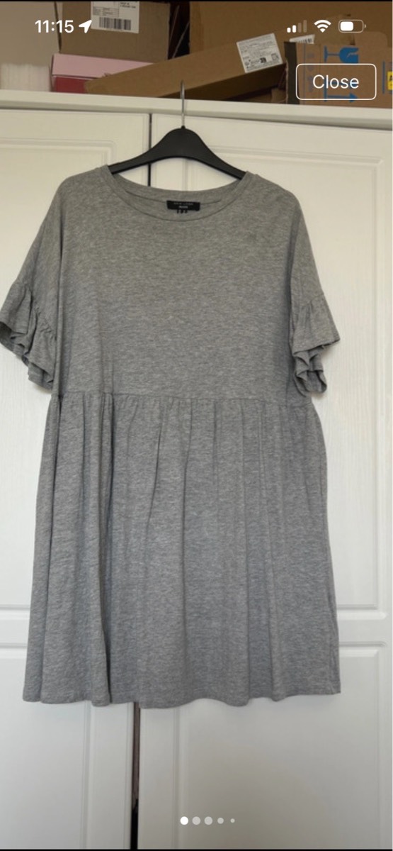 New Look cool cotton casual t shirt Dress size 16