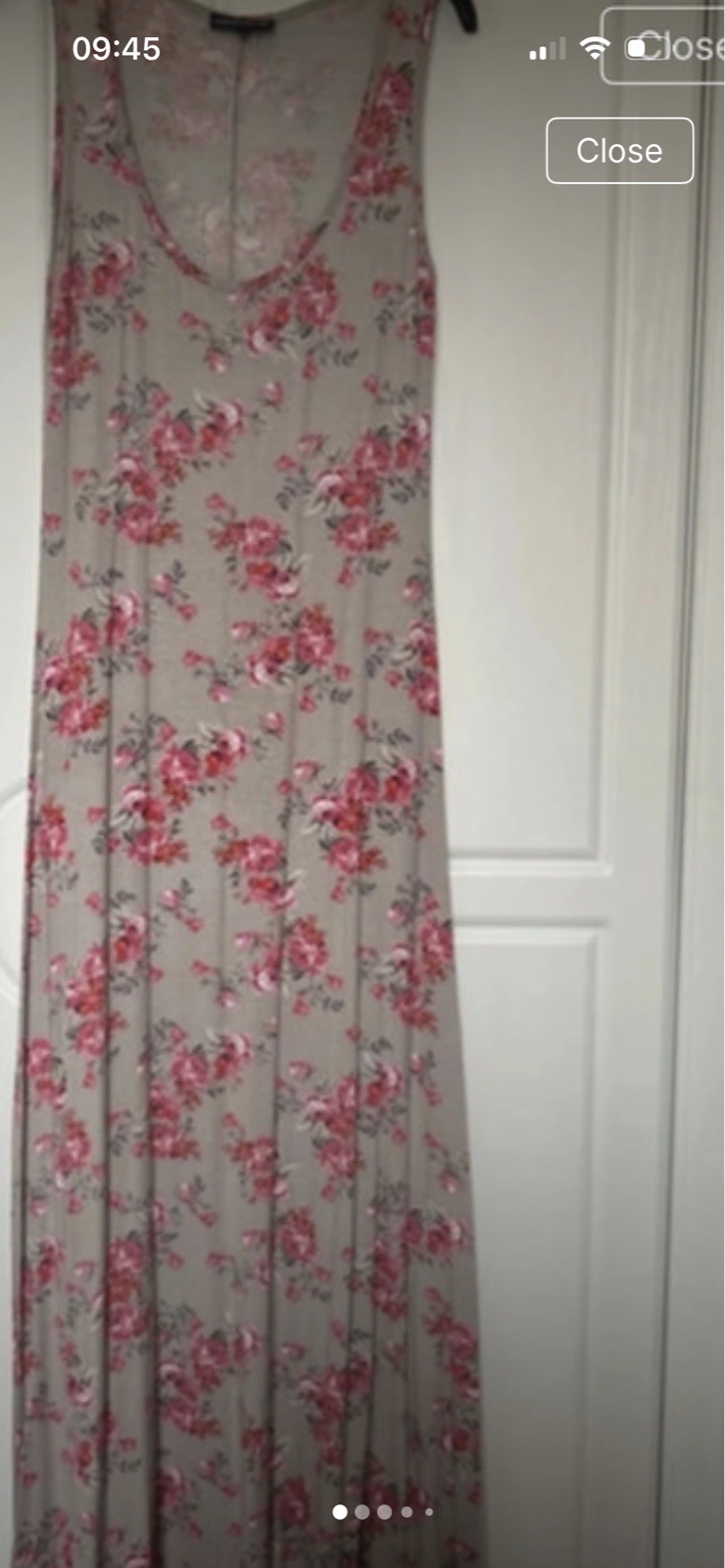 Warehouse floral maxi dress size 12