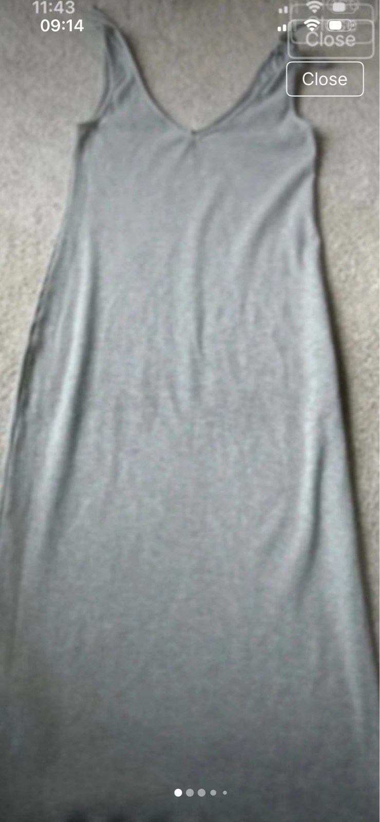 Topshop fine rib midi dress size 6