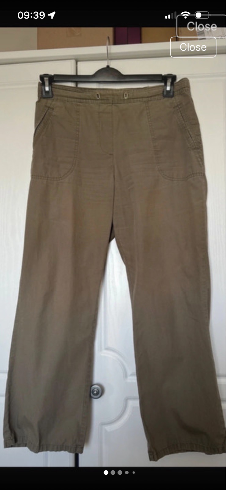 M&S cotton pants size 12S