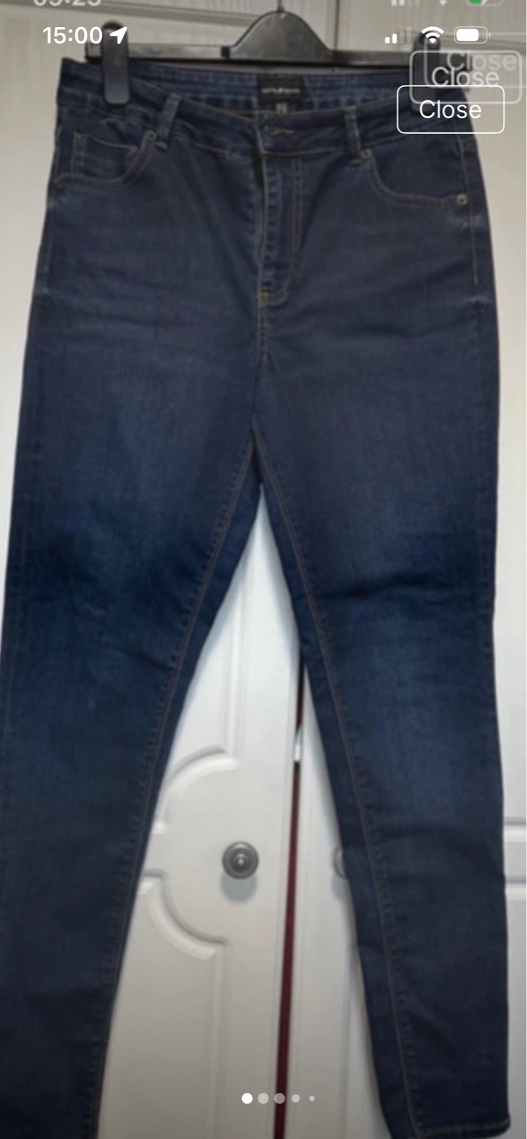 Warehouse stretchy skinny jeans size 12