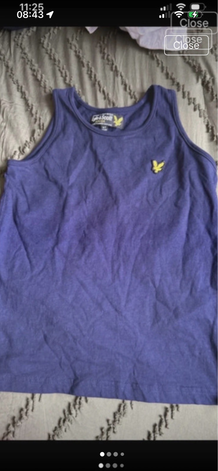 Lyle & Scott vest top aged 6-7