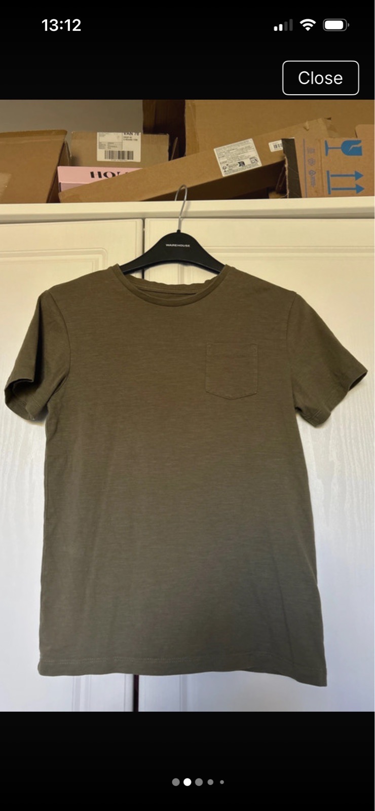 Boys Next olive cotton t shirt aged 9
