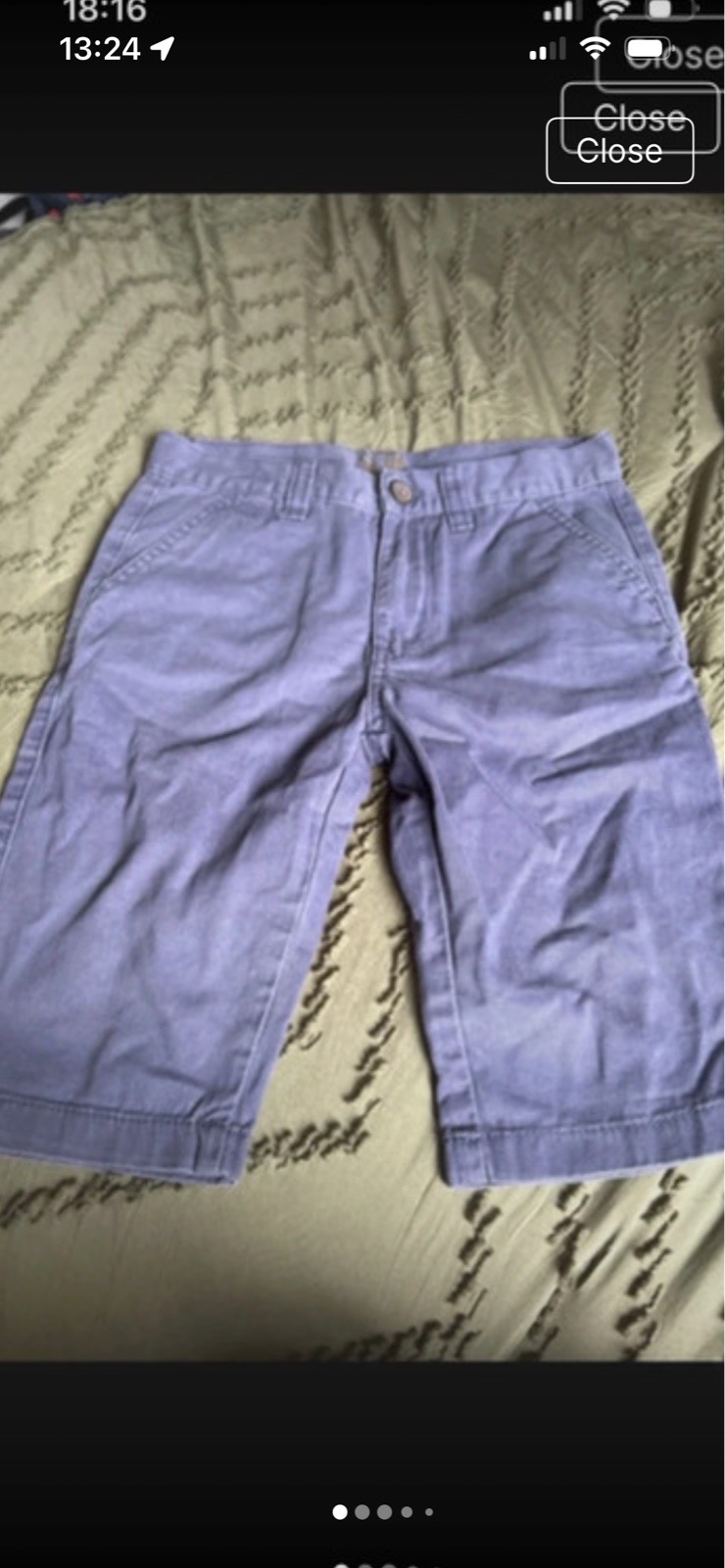 Denim & Co cotton shorts aged 9-10
