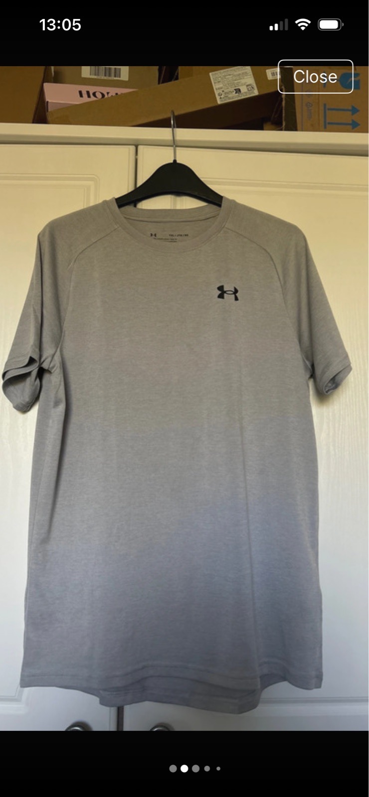 Boys Under Armour t shirt size XL 14-16
