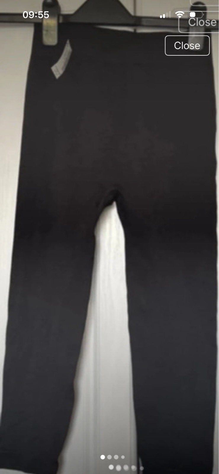 Black Next crop leggings size S/M 8-10