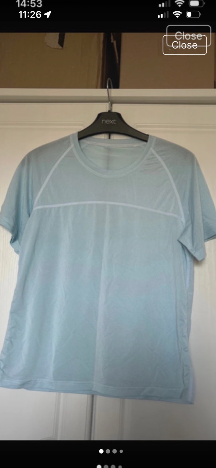 Ladies sports top size 8-10