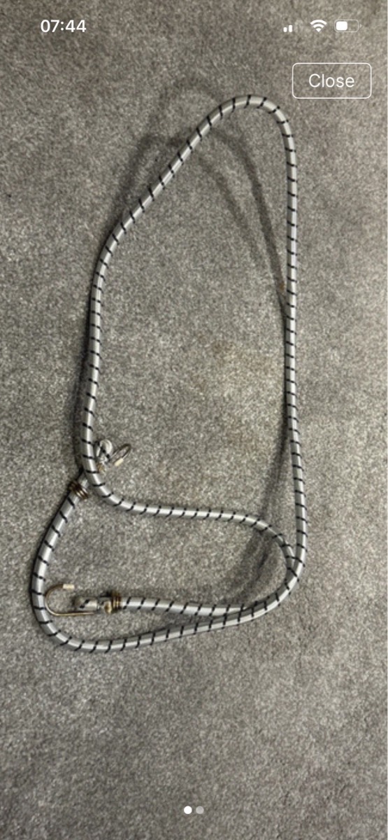 Bungie strap with hooks