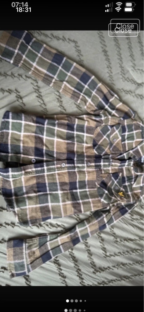 Boys Lyle & Scott shirt aged 7-8