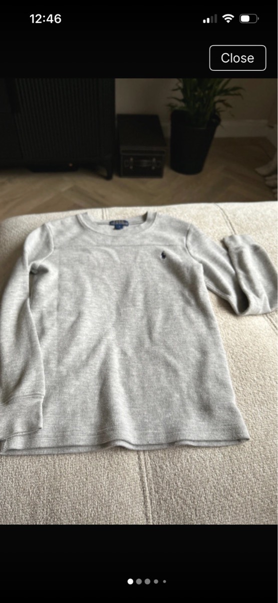 Ralph Lauren cotton mix top aged 7
