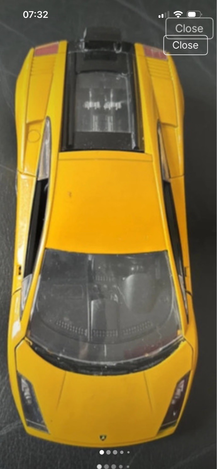 Model Lamborghini Gallardo supraleggra