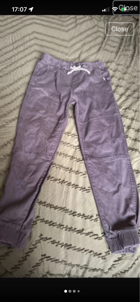 Lily & Dan cotton cuffed jogger style pants size 9-10