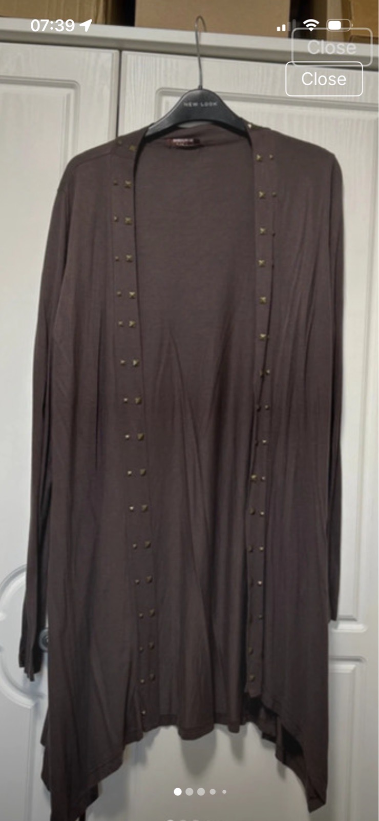 Savoir long light summer cardigan size 12