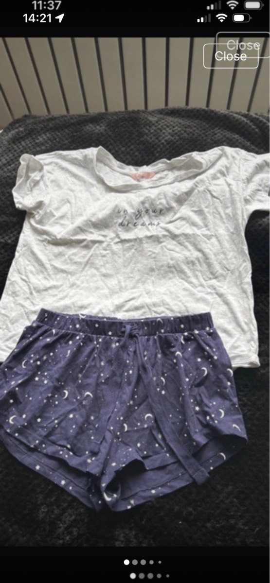 Boux Avenue cotton mix PJs size 8