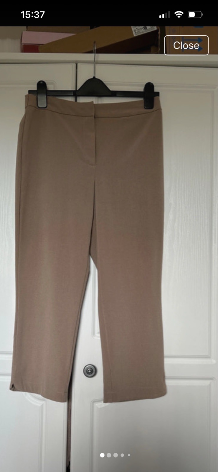 Savoir smart 3/4 beige pants size 10