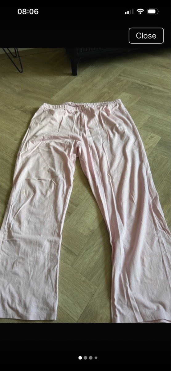 100% cotton pj bottoms size 16-18