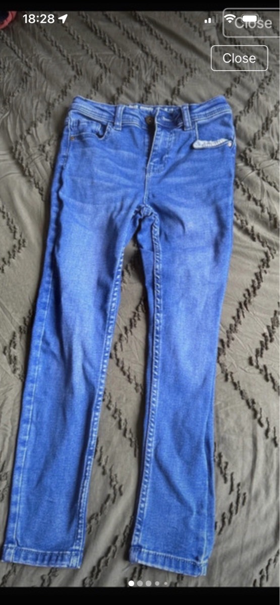 Boys skinny stretch jeans aged 6-7