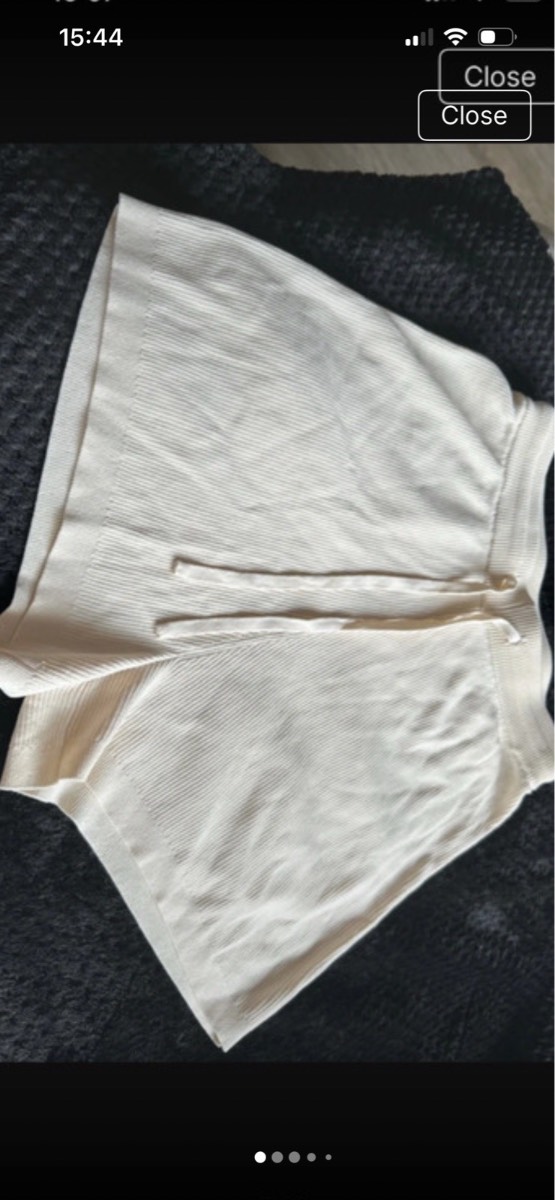 Oh Polly fine ribbed shorts size S 8-10