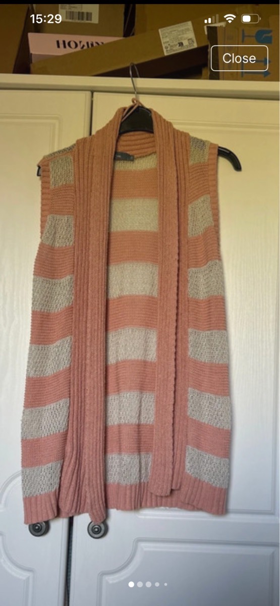 Summer light knit waistcoat size 10