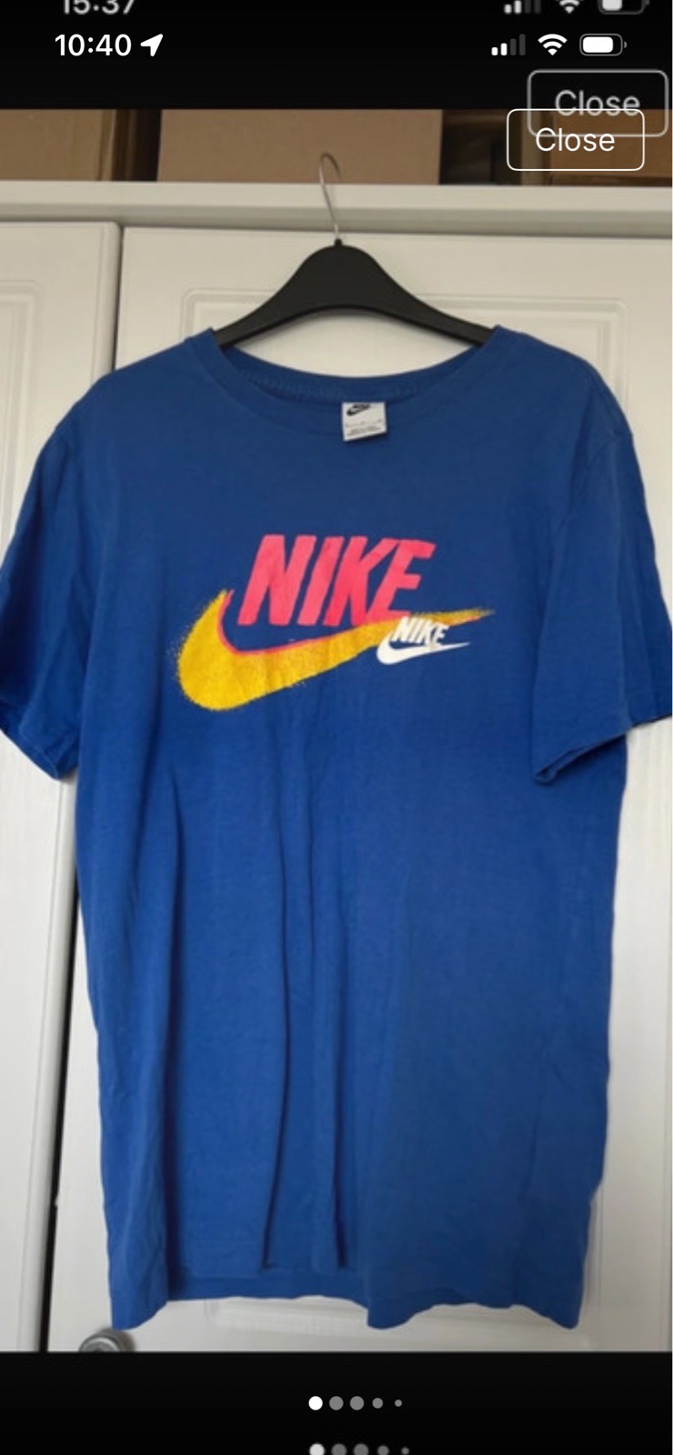 Men’s Nike cotton print t shirt size S