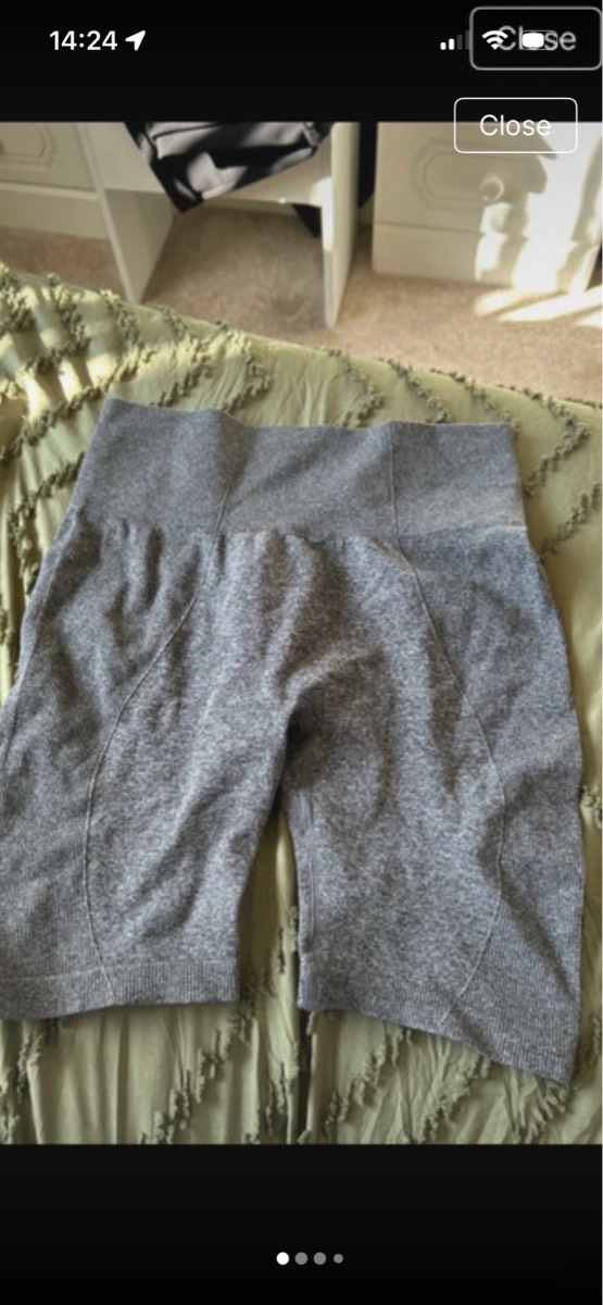 Ladies gym shorts size 10-12