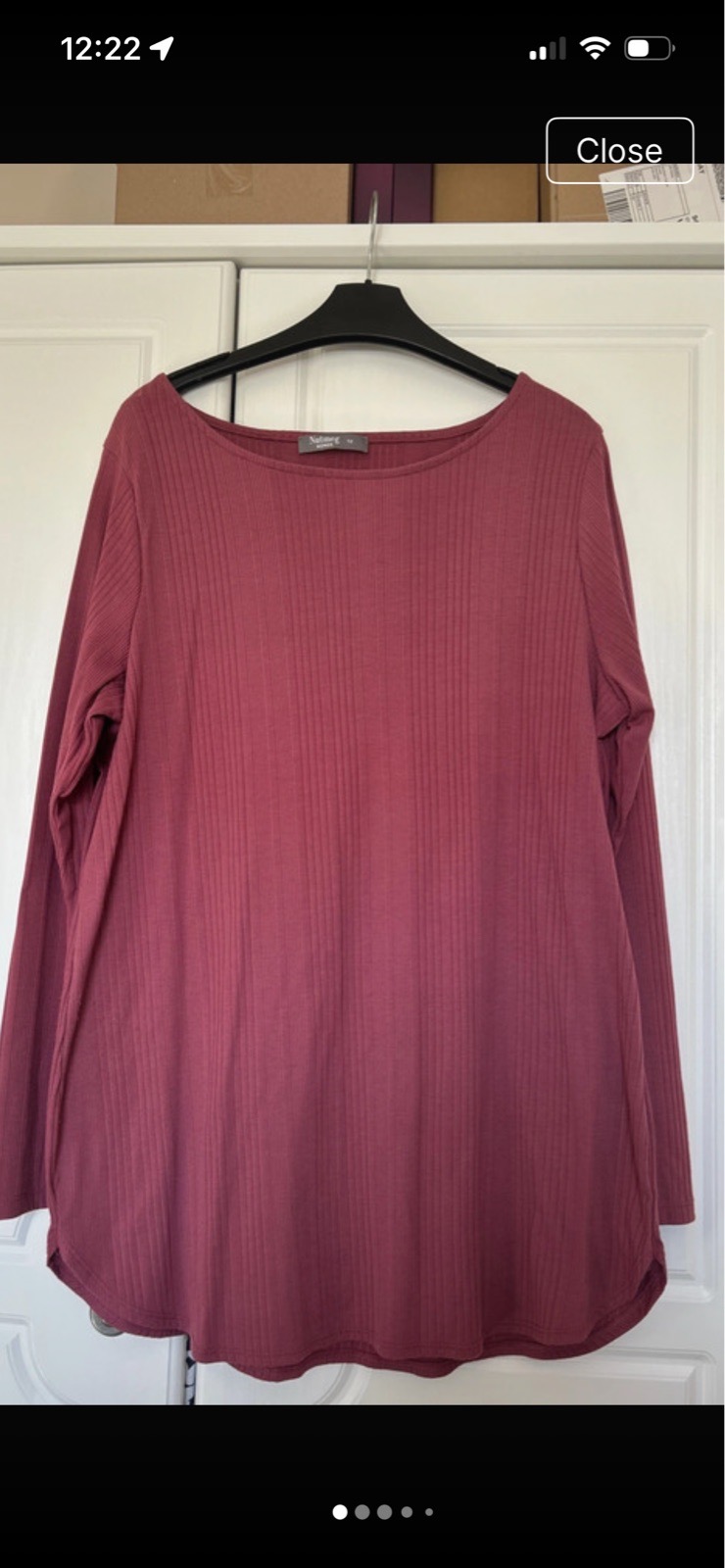 Long sleeved top size 12