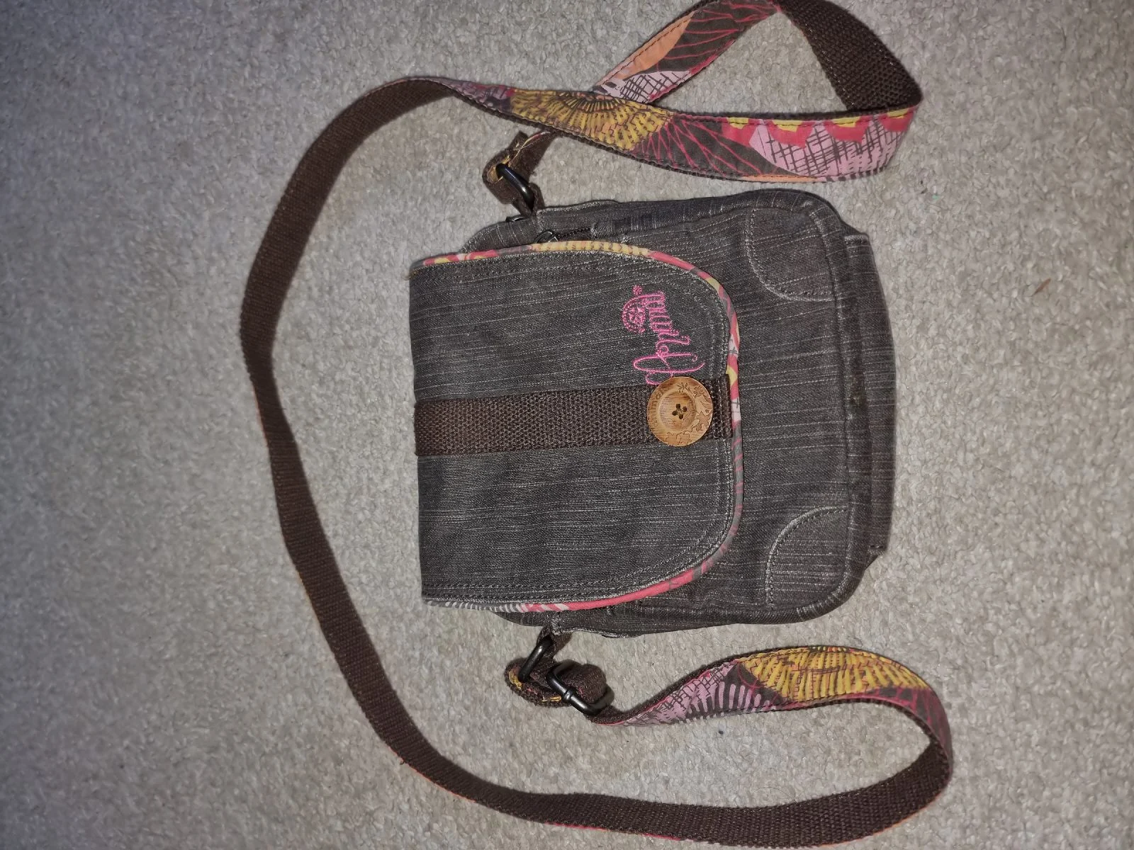 Vintage Y2K Animal Canvas crossbody bag