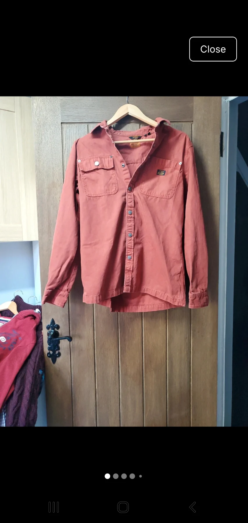 Superdry vintage canvas oversized shirt  unisex
