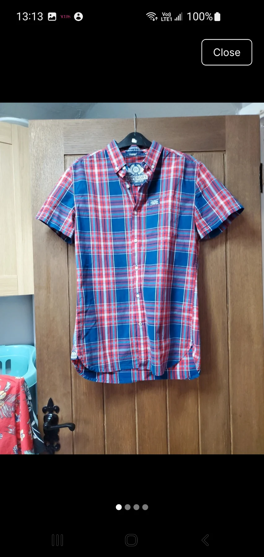 Superdry check shirt