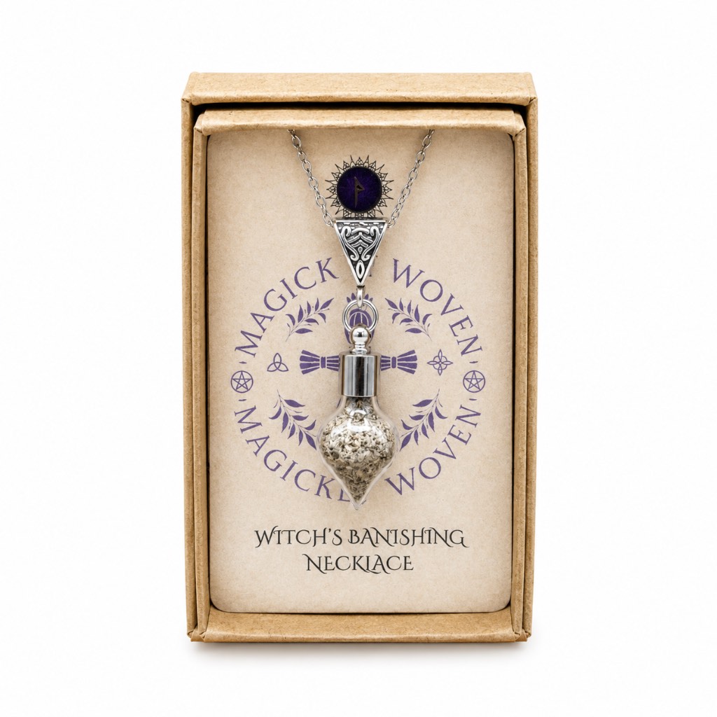 Witches Banishing Amulet Necklace
