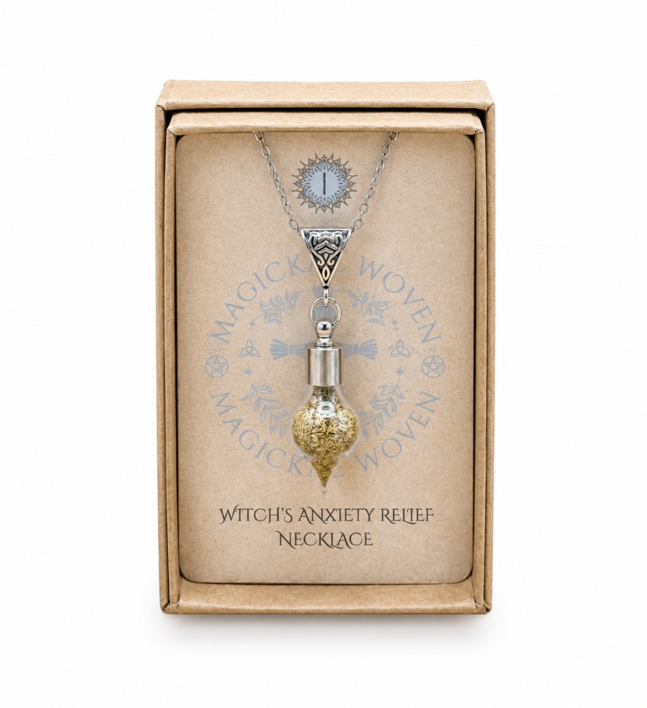 Witches Anxiety Relief Amulet Necklace